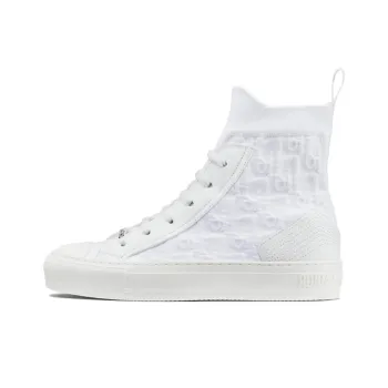 DIOR Walk'N'DIOR Mid Oblique White Women's