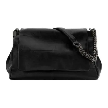 Carksky PU Shoulder Bag Regular Women's Black/White