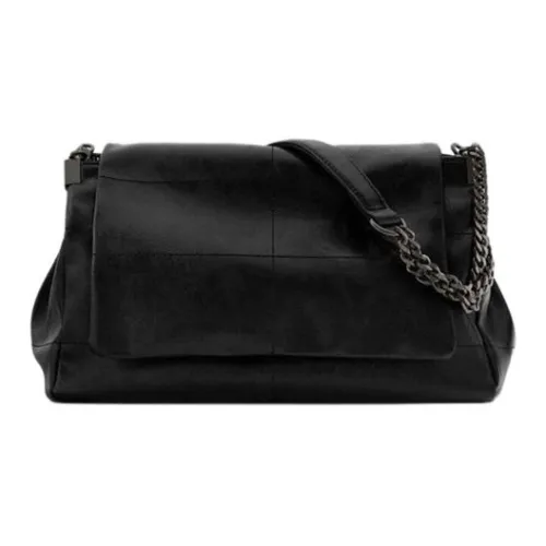 Carksky PU Shoulder Bag Regular Women's Black/White