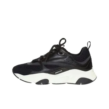 DIOR B22 Homme Low Top Sports Casual Shoes Men's Black