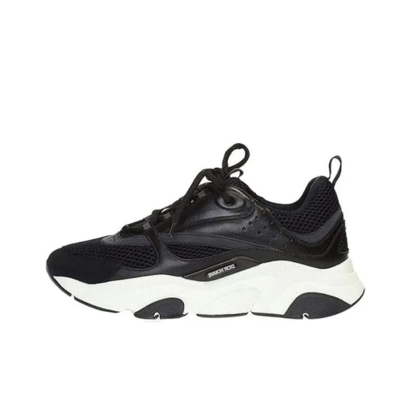 DIOR B22 Homme Low Top Sports Casual Shoes Men's Black-0
