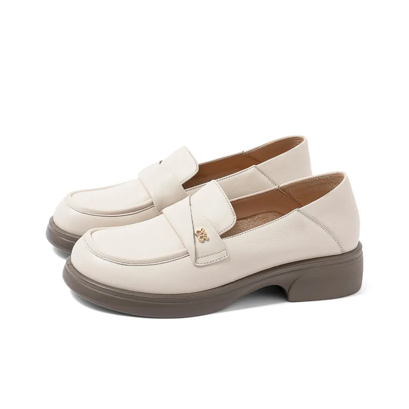 COMELY Loafers Women's Black/Light Brown/Ecru-2