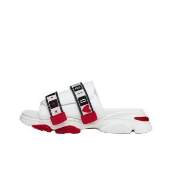DIOR D-Wander Fashion Slippers Women's White