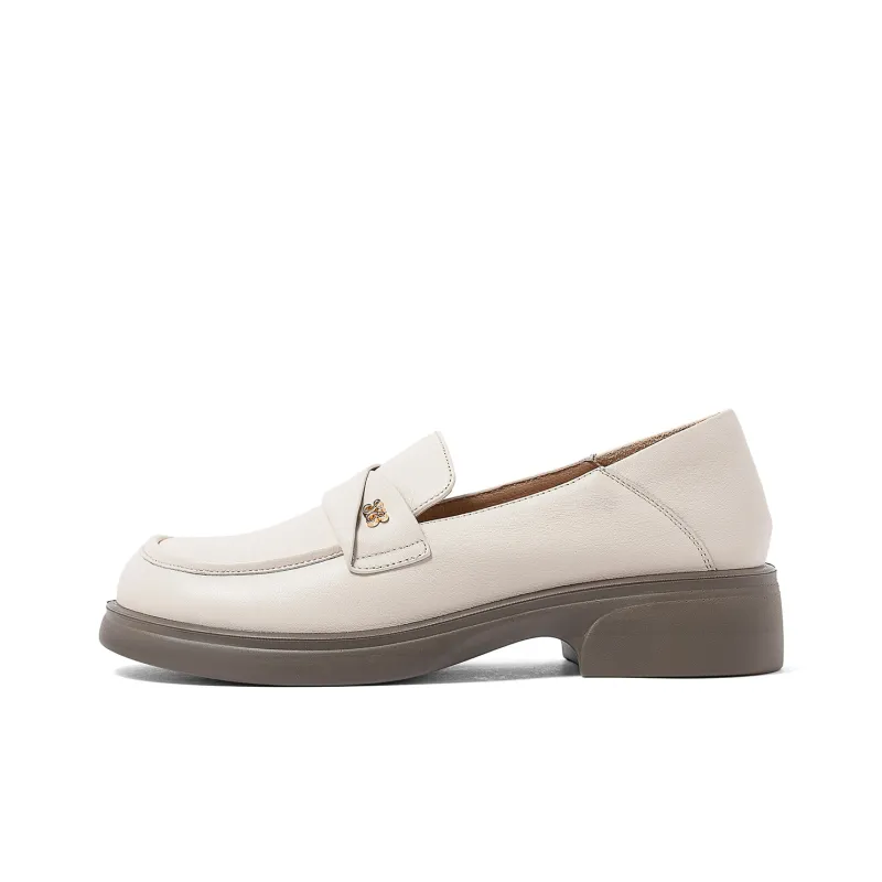 COMELY Loafers Women's Black/Light Brown/Ecru-0