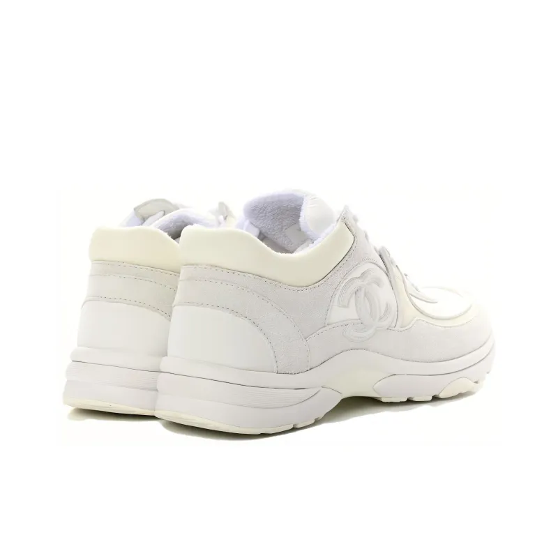 CHANEL Women's Cc Logo Sneaker 'White' Women's-4