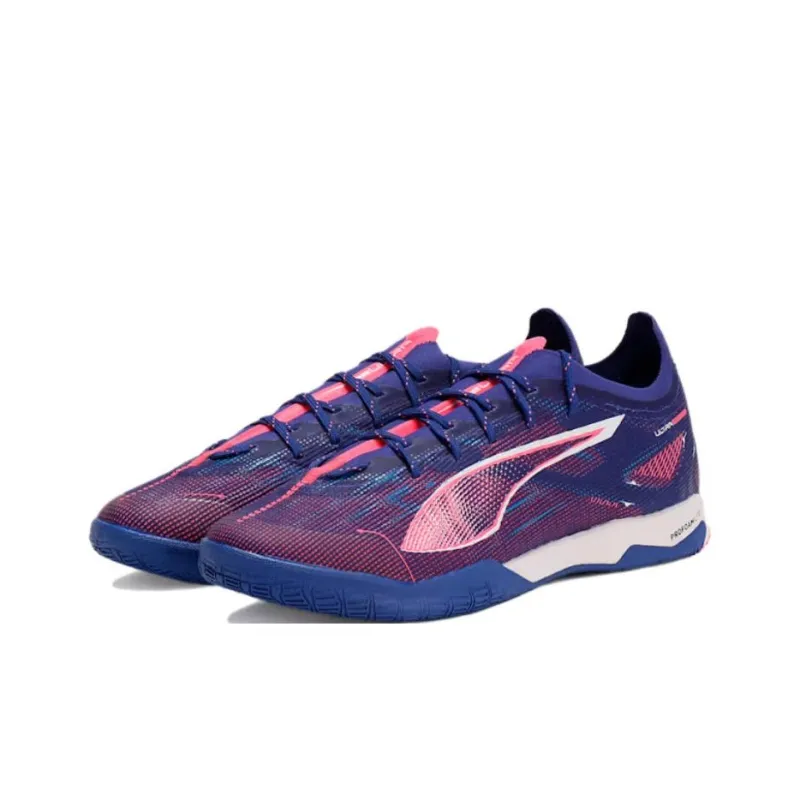 PUMA Ultra 5 Indoor Non slip Lightweight Soccer Shoes Men's Purple-2