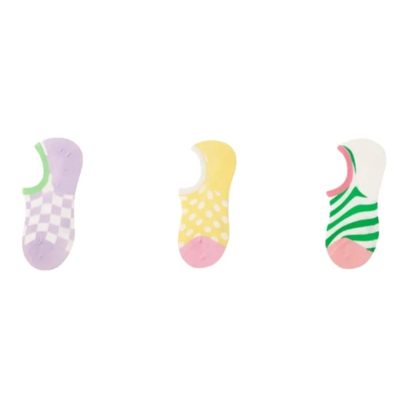 Vine Color No Show Socks Women's 3 Pack-7