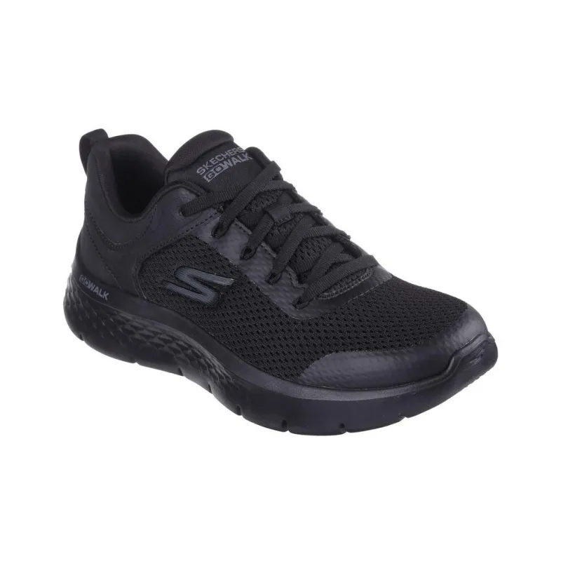 Skechers Go Walk Fle Slip Resistant And Breathable Low Top Casual Shoes Women's Black-3