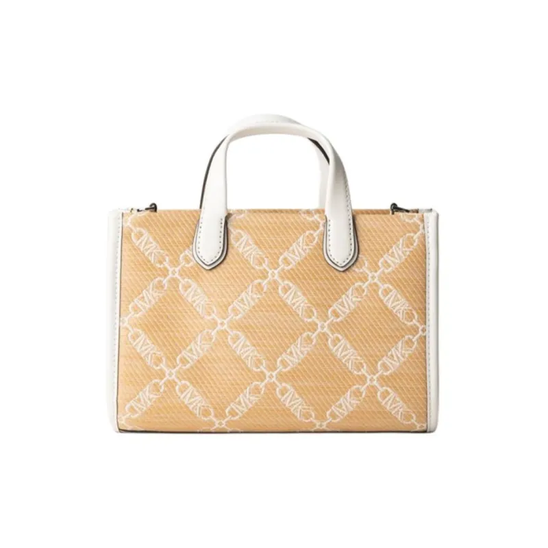 MICHAEL KORS Gigi Polyethylene Messenger Bag Shoulder Bag Crossbody Bag Handbag Small Size Women's Yellow & White-2
