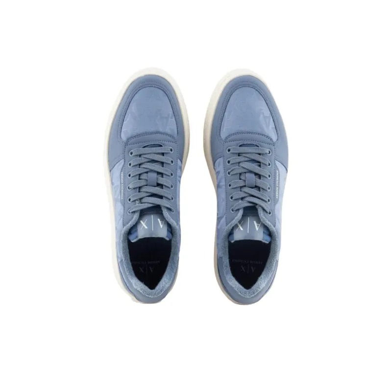 ARMANI EXCHANGEAE Low Top Skateboard Shoes Men's Sky Blue-3