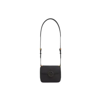 BOB ORE BLUE COLLECTION Genuine Leather Box Bag Crossbody Bag Shoulder Bag Medium Size Women's Black