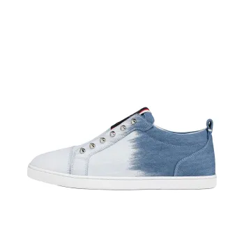 CL LUBOTING F.A.V Fique A Vontade Low-Top Skateboard Shoes Men's Gradient Blue