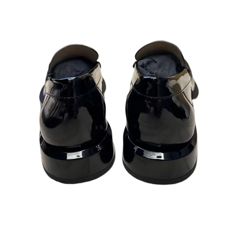 CHANEL Casual Loafers Shoes Women's Black-3