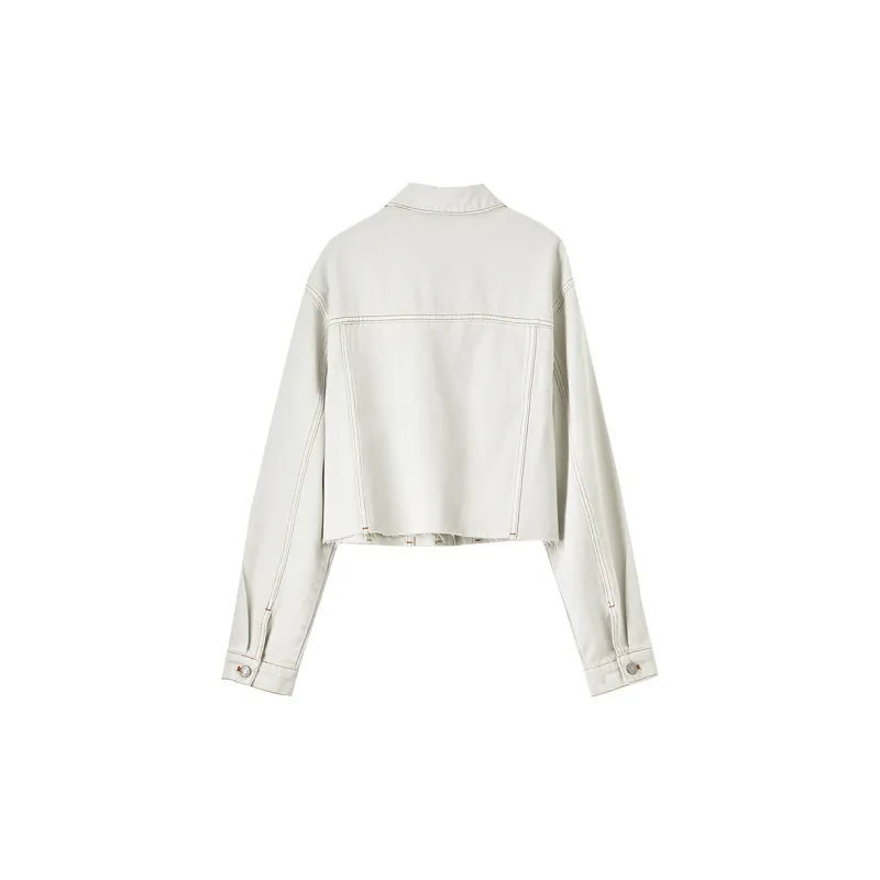 SENTUBILA Denim Jackets Women's-2