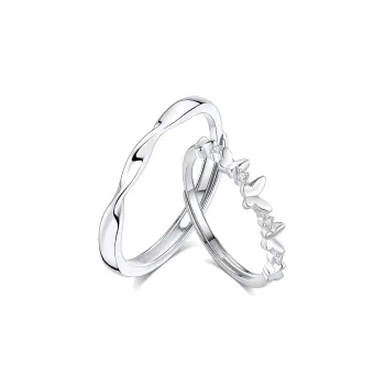 MISS TOOYA Alloy Rings Unisex Couple's