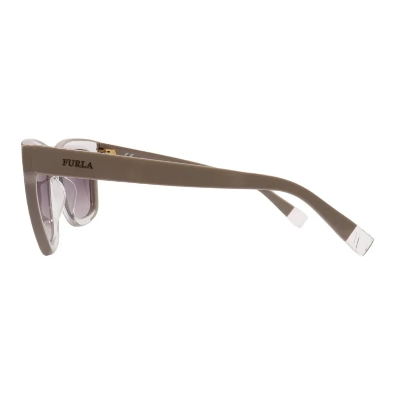Furla Square Sunglasses Women's Brown-1