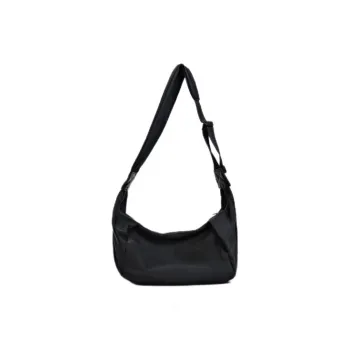 Carksky Cotton Dumpling Shoulder Bag Crossbody Bag Regular Women's Black/Ecru