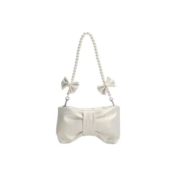 Carksky PU Shoulder Bag Crossbody Bag Women's White/Pink