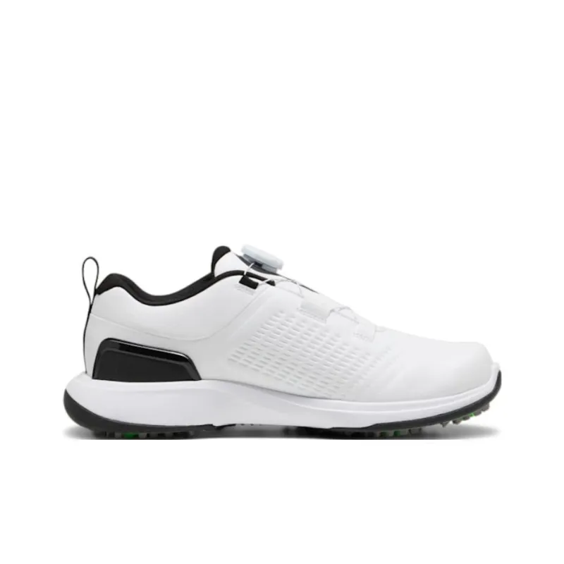 PUMA Grip Fusion Fle Abrasion Resistant Low Top Golf Shoes Men's White Black-1