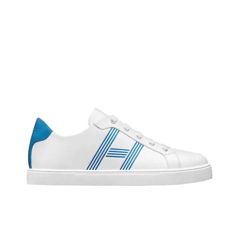 HERMES Avantage Low Top Skateboard Shoes Men's Blue White-1