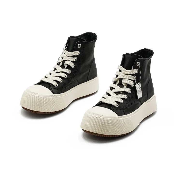 Little Sue Niche Design Fashion Trend Versatile Classic Canvas Shoes Wear-Resistant High-Top Casual Shoes Women's-1