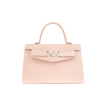 VERSACE Medusa '95 Calfskin And Lambskin Combo Shoulder Bag Crossbody Bag Handbag Women's Blush Pink
