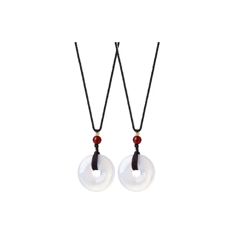 GIRATI Colored Glaze Jade Necklaces Women's-1