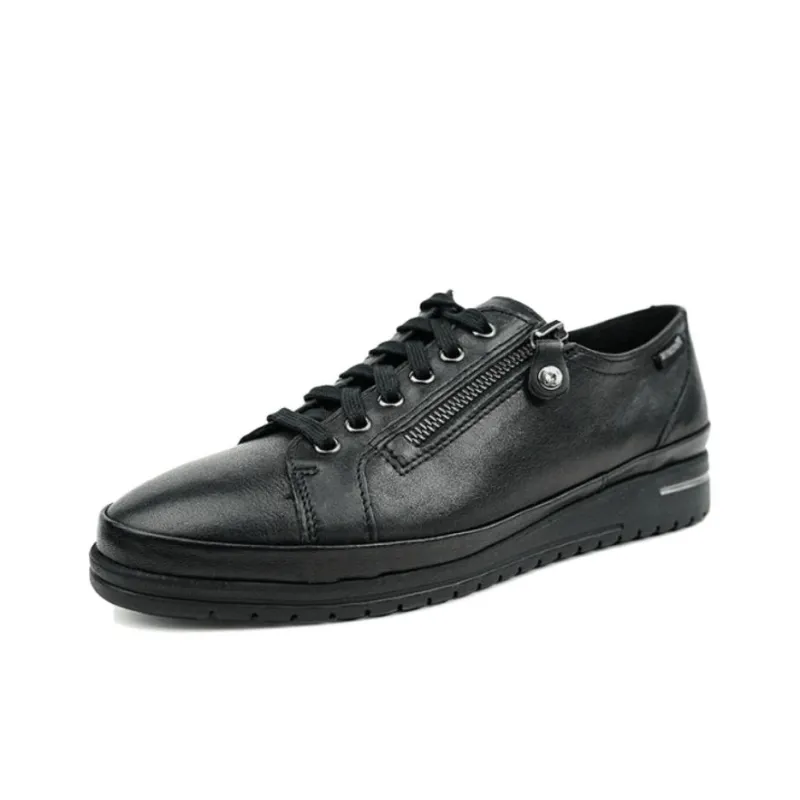 MEPHISTO Low-Top Skateboard Shoes Women's Black-1