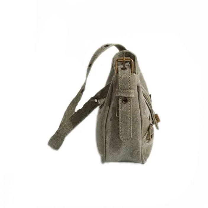 Carksky PU Shoulder Bag Regular Women's Army Green-3
