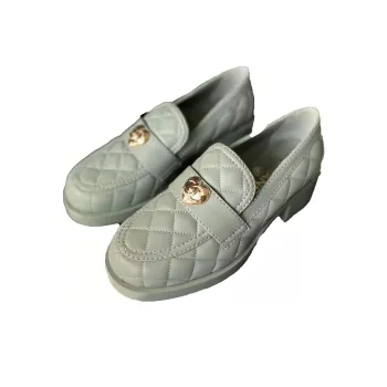 CHANEL Loafers Women's Blue