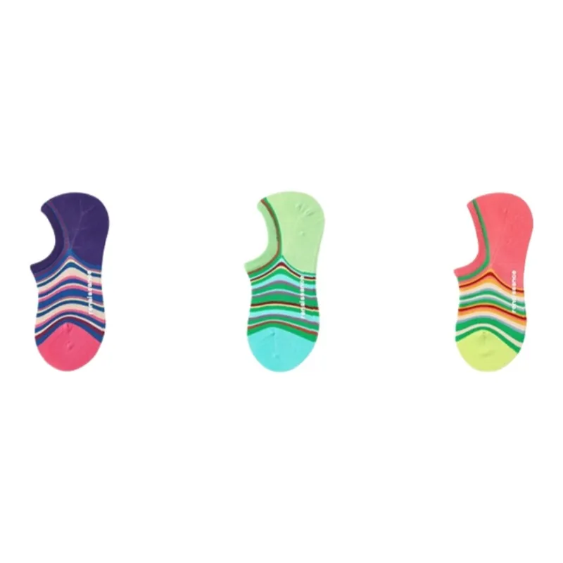 Vine Color No Show Socks Women's 3 Pack-21
