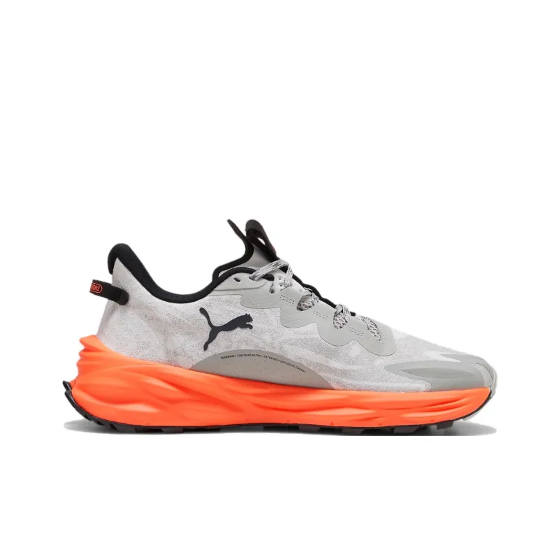 PUMA Fast Trac Nitro Anti Slip Wear Resistant Low Top Trail Running Shoes Men's Gray-1