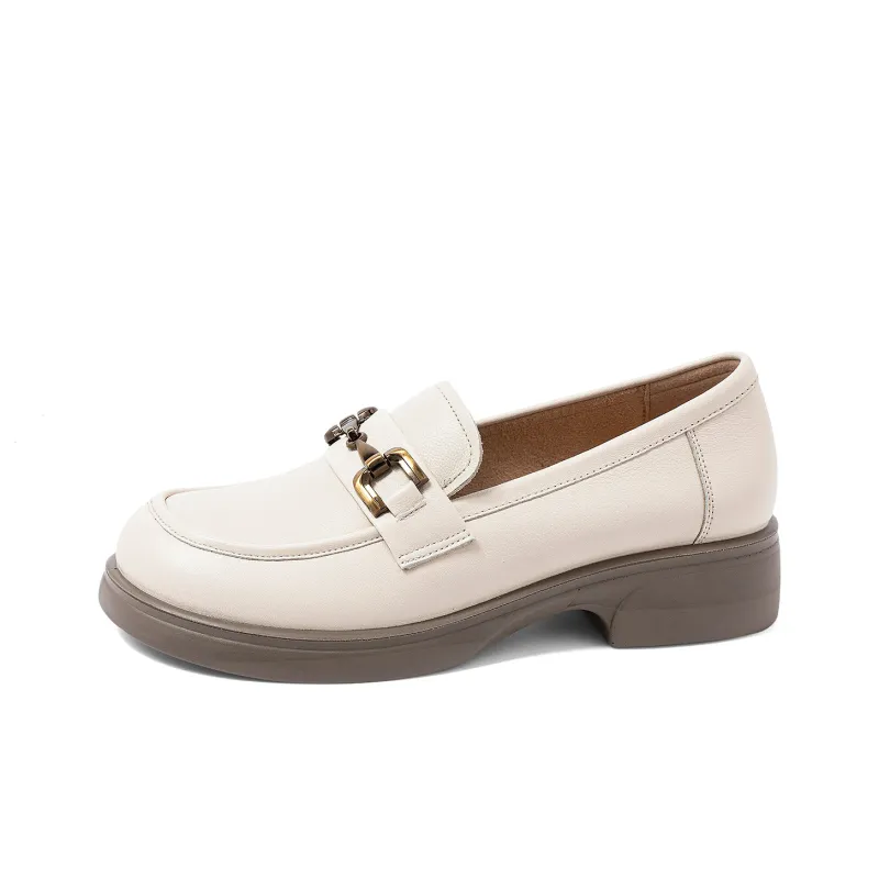 COMELY Loafers Women's Black/Light Brown/Ecru-2