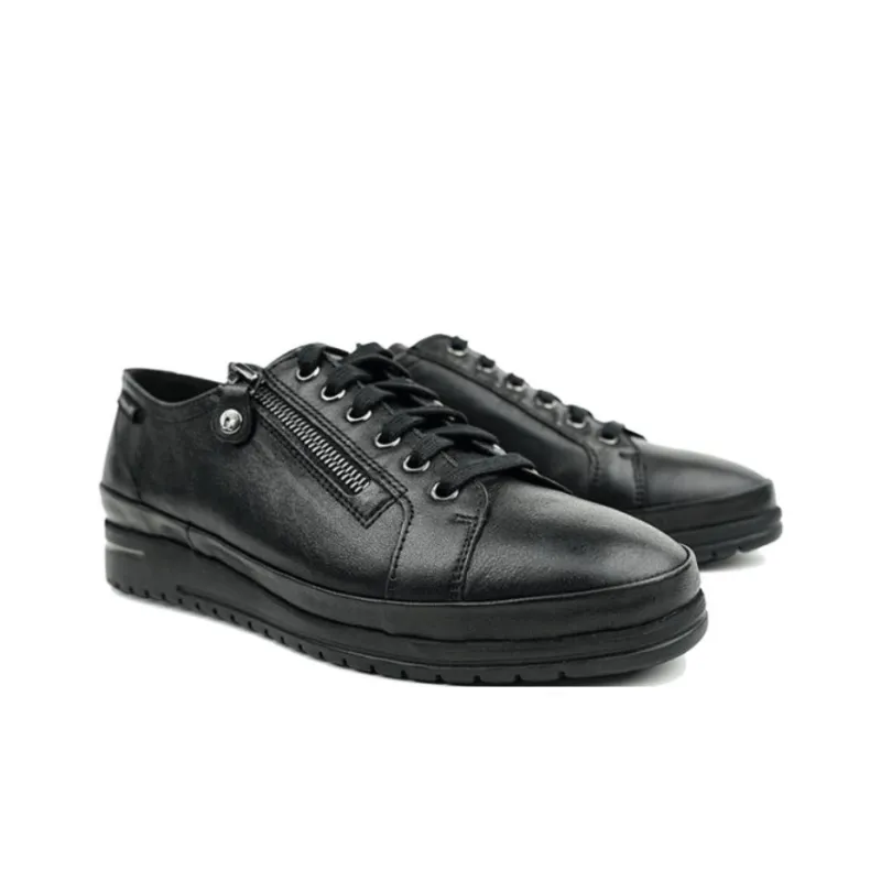 MEPHISTO Low-Top Skateboard Shoes Women's Black-2