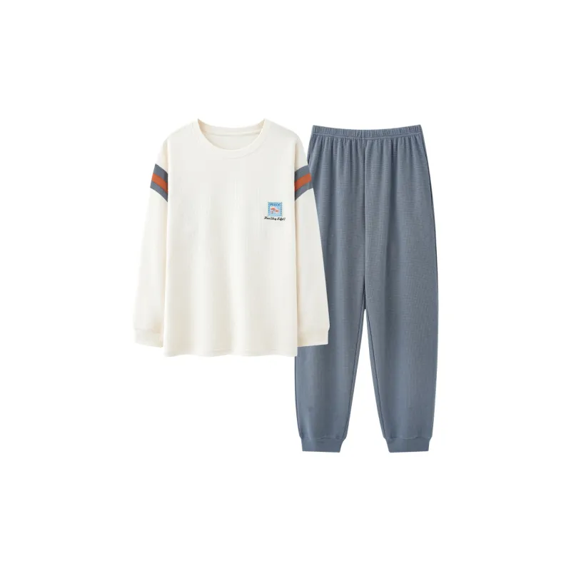 GANGSHA Pajama Set Women's White-0