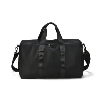 Yohji Kimura Polyester Gym Bag Travel Bag Large Size Men's Black