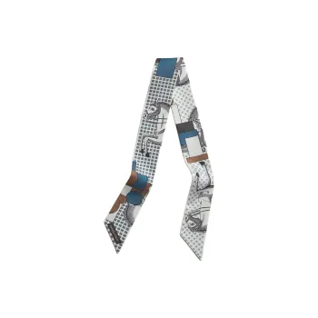 HERMES Silk Silk Scarves Women's Multicolor