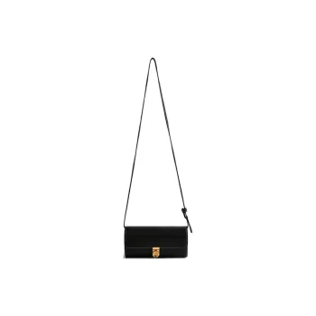 BOB ORE BLUE COLLECTION Cow Leather Crossbody Bag Shoulder Bag Mini Women's Black