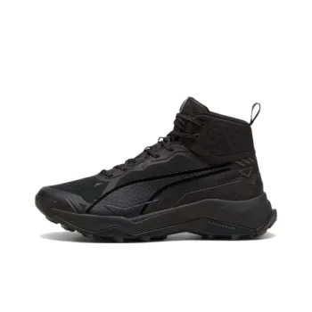PUMA SEASONS Anti Slip Wear Resistant Mid Top Hiking Shoes Men's Black