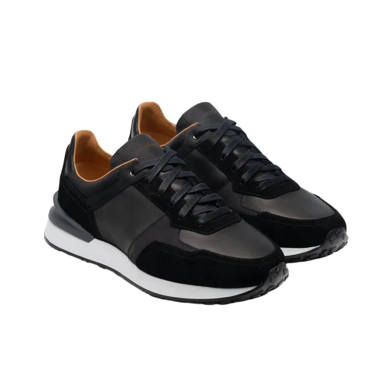 Magnanni Ecija Low-Top Casual Shoes Men's Black-2