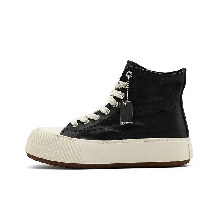Little Sue Niche Design Fashion Trend Versatile Classic Canvas Shoes Wear-Resistant High-Top Casual Shoes Women's-0