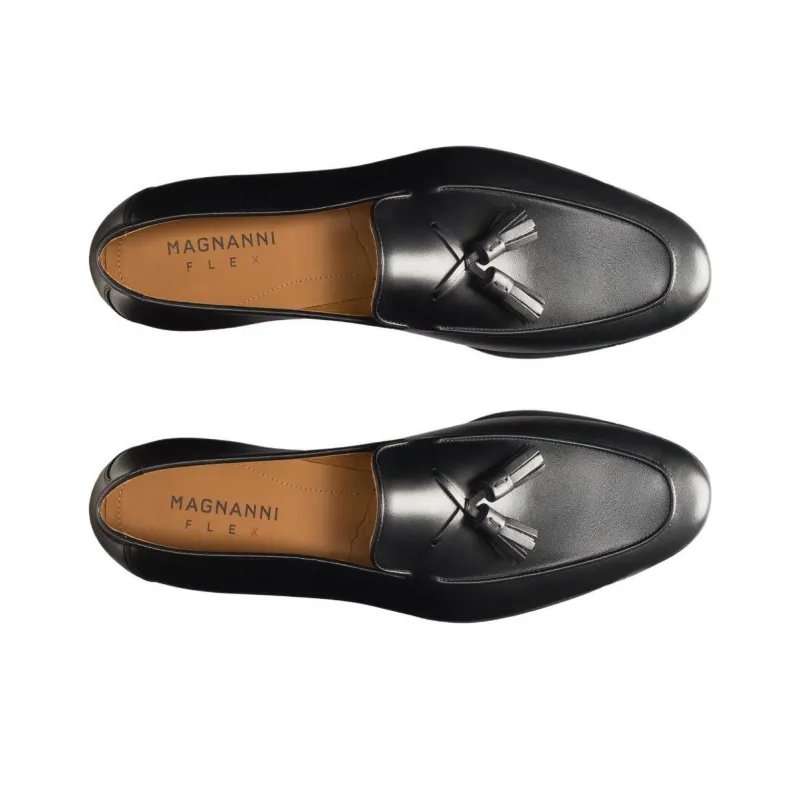 Magnanni Línea Fle Loafers Men's Black-3