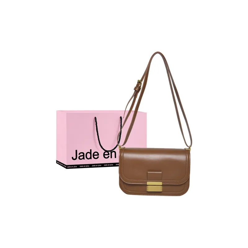 Jade En Plus PU Shoulder Bag Crossbody Bag Regular Women's Black/Green/Brown-7