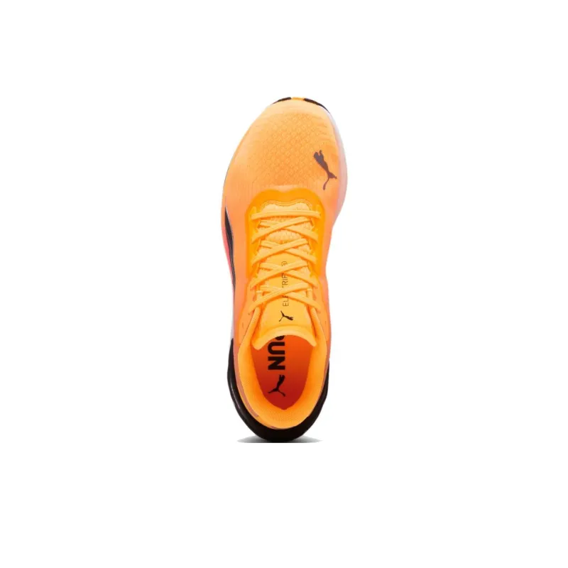 PUMA Electrify Nitro 3 Anti Slip Wear Resistant Low Top Running Shoes Men's Orange-3