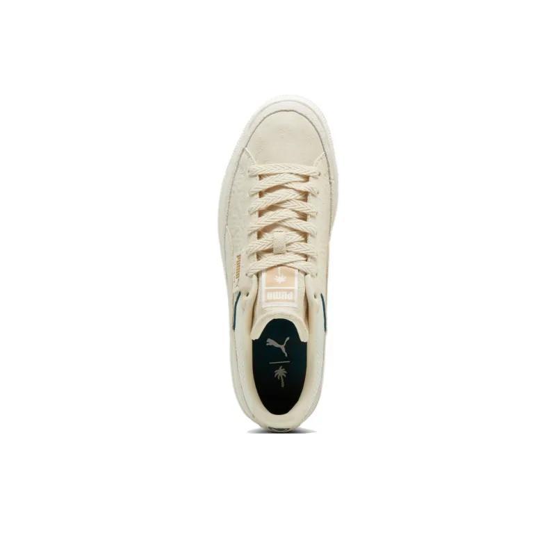 PUMA PALM TREE CREW Anti Slip Wear Resistant Low Top Skateboard Shoes Unisex Beige-3