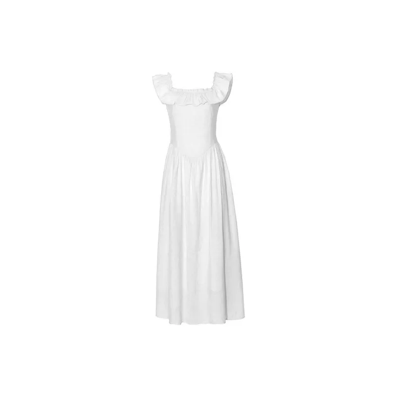 KUNZHUDAXIANG Short Sleeved Dress Women's-5