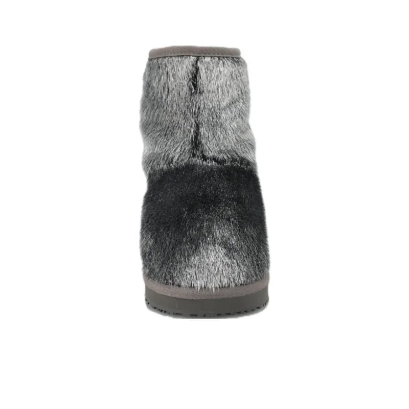 K.D.KENAZ Snow Boots Women's Silver-3