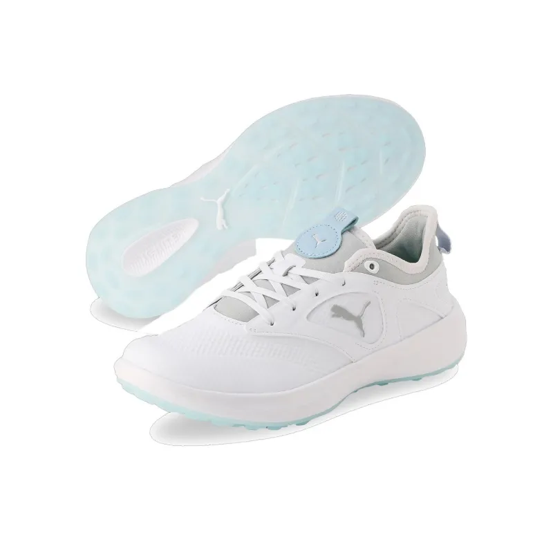 PUMA IGNITE Anti Slip Wear Resistant Low Top Golf Shoes Women's White-2