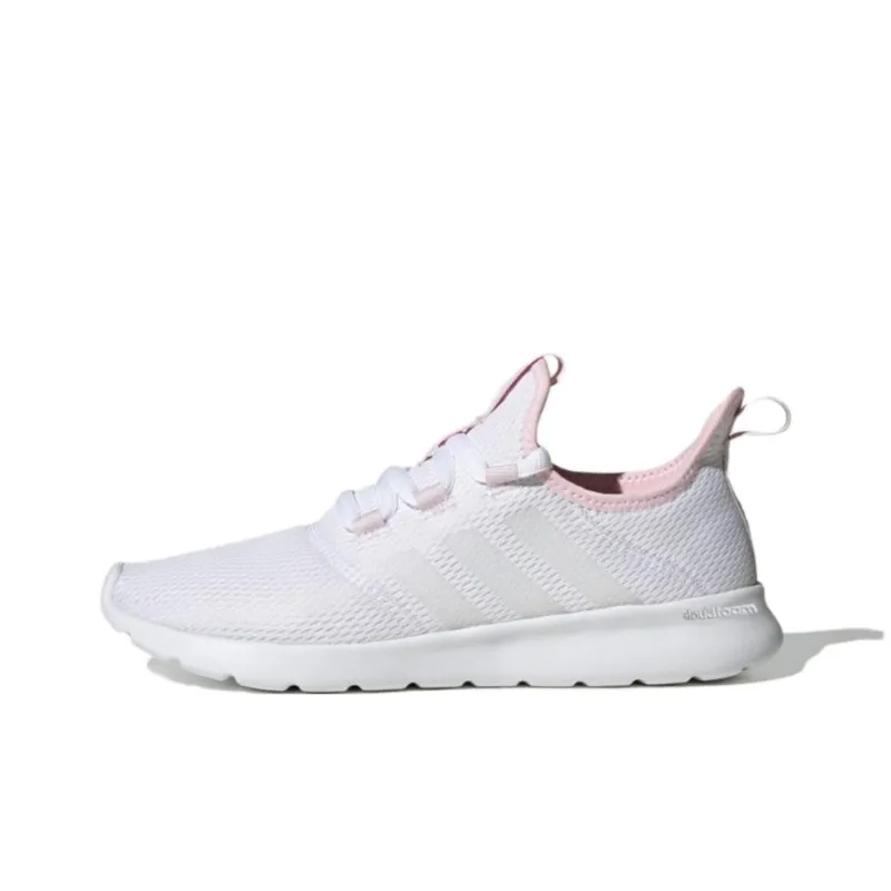 Adidas Cloudfoam Pure Running Shoes Women s Low Top White Pink POIZON