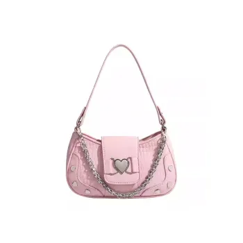 Carksky PU Shoulder Bag, Handbag, Crossbody Bag Women's Pink